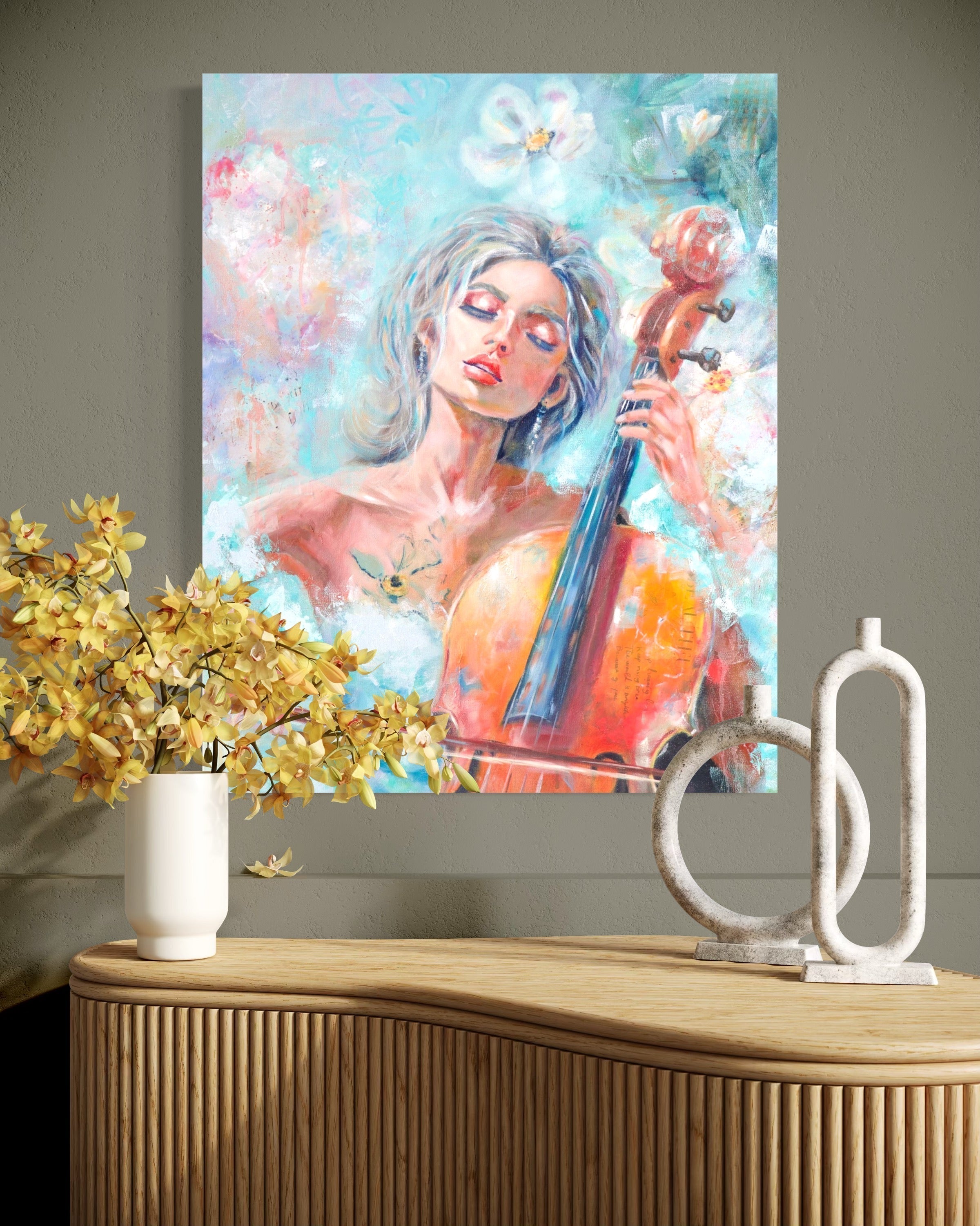Symphony of Strings and Color