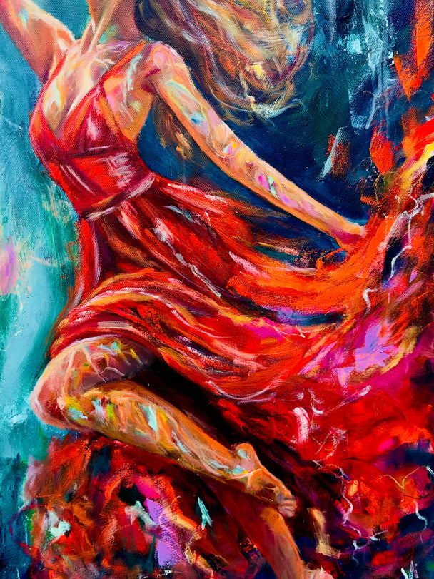 Weightless. Original painting