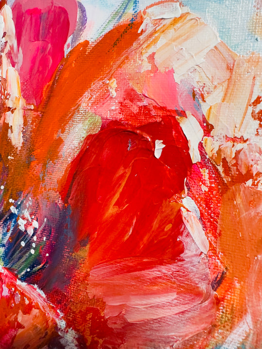 Little poppy- original painting