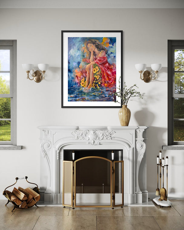 A moment to breath. Original painting