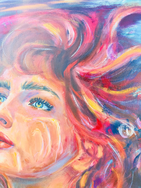 Beneath the surface. Original painting