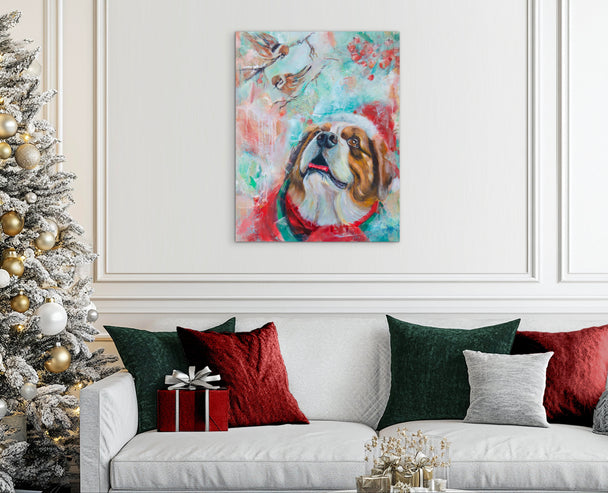 Bernie- the St. Bernard - Original Painting