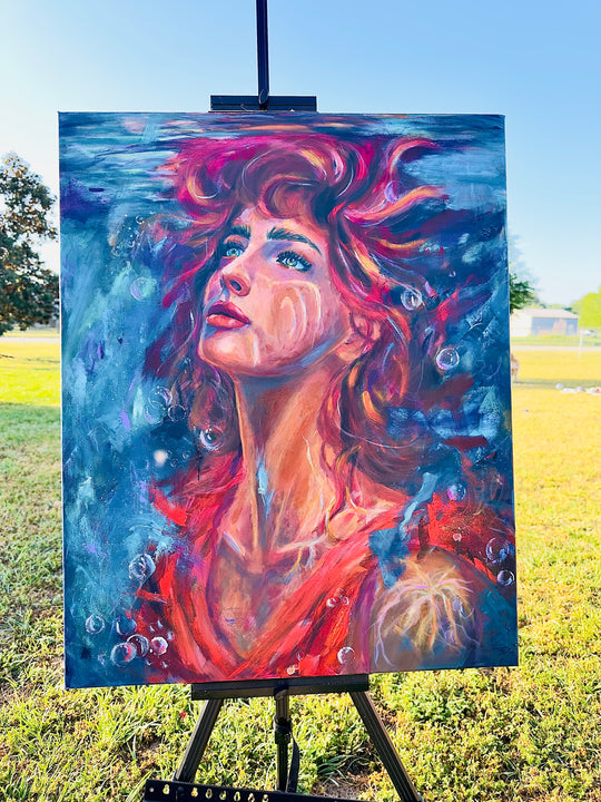 Beneath the surface. Original painting
