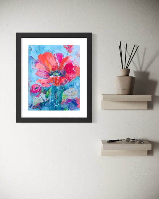 Little poppy- original painting