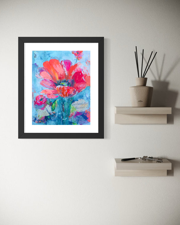 Little poppy- original painting