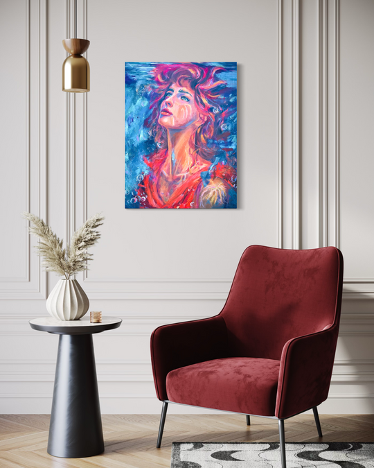 Beneath the surface. Original painting