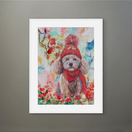 Pompom Pup - Art Print