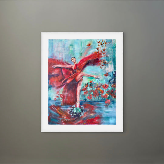 Where Grace Takes Flight - Art Print