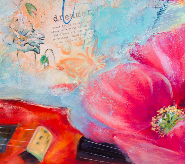 She Dreams in Color - Original Painting