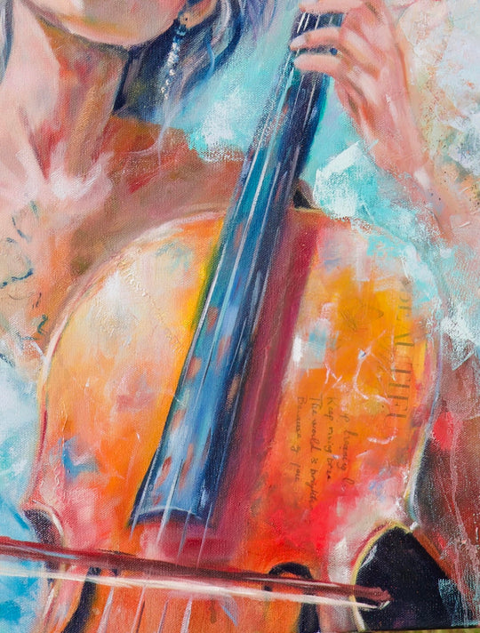 She Plays in Colors - Original Painting