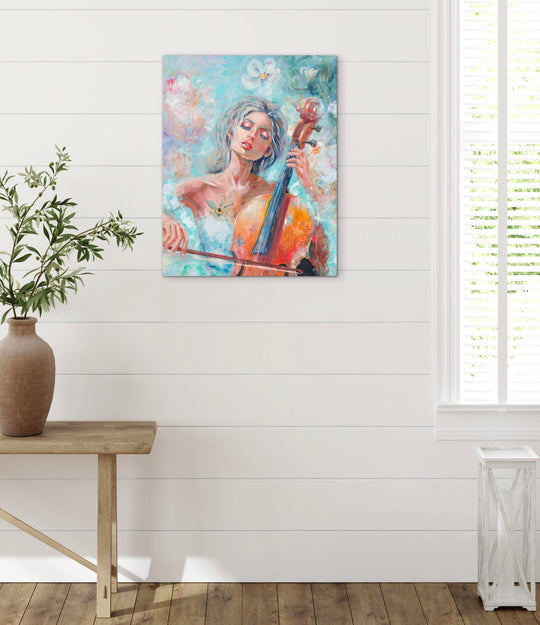 She Plays in Colors - Original Painting