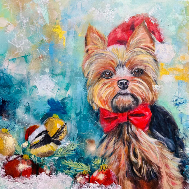 Snorkie- The Yorkie - Original Painting