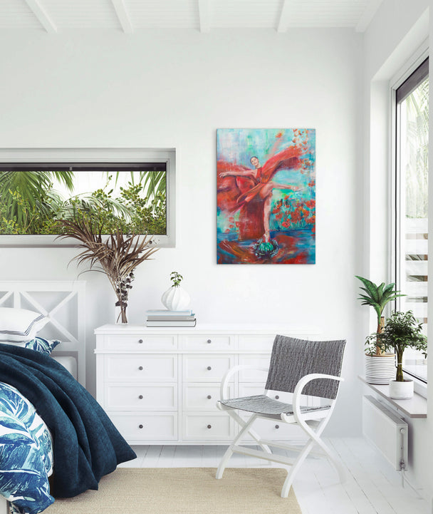 Where Grace Takes Flight - Original Painting