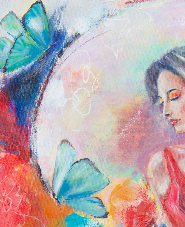 When She Becomes Light - Original Painting