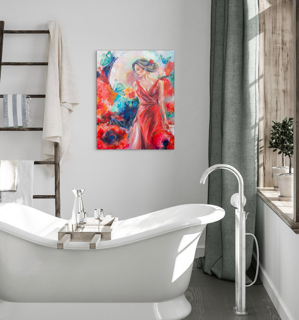 When She Becomes Light - Original Painting