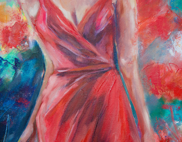 When She Becomes Light - Original Painting