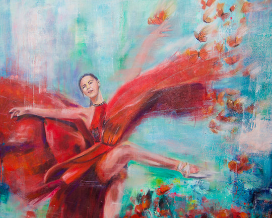 Where Grace Takes Flight - Original Painting