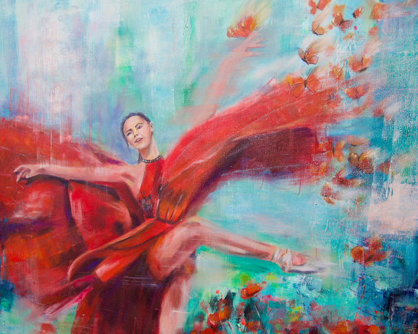 Where Grace Takes Flight - Original Painting