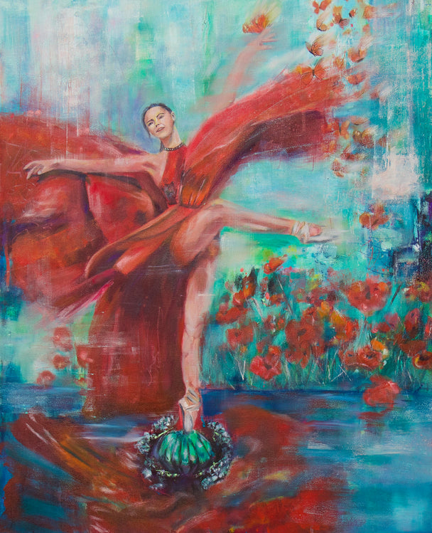 Where Grace Takes Flight - Original Painting